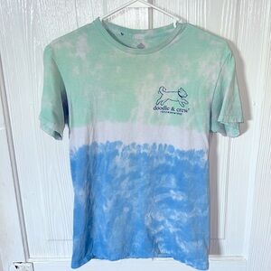 Tie dyed Simply southern doodle and crew t-shirt